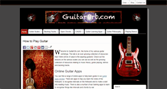 Desktop Screenshot of guitarorb.com